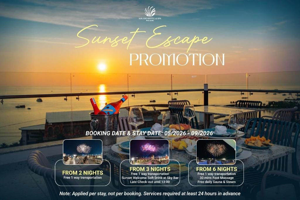 Solaro Hotel & Spa Phu Quoc - Sunset Town Seaview & Fireworks — 1